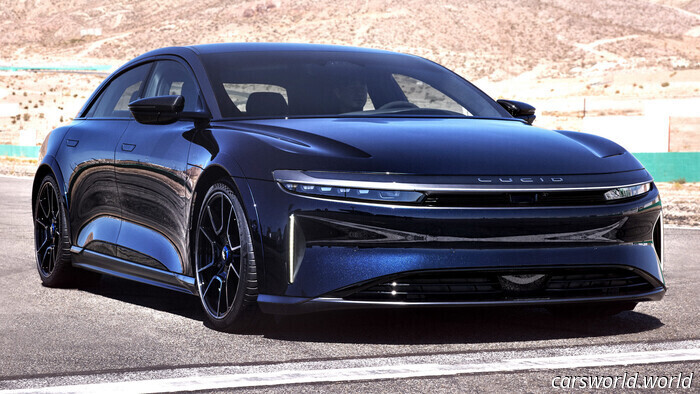 No American road car has achieved 60 mph faster than this Lucid. | Carscoops